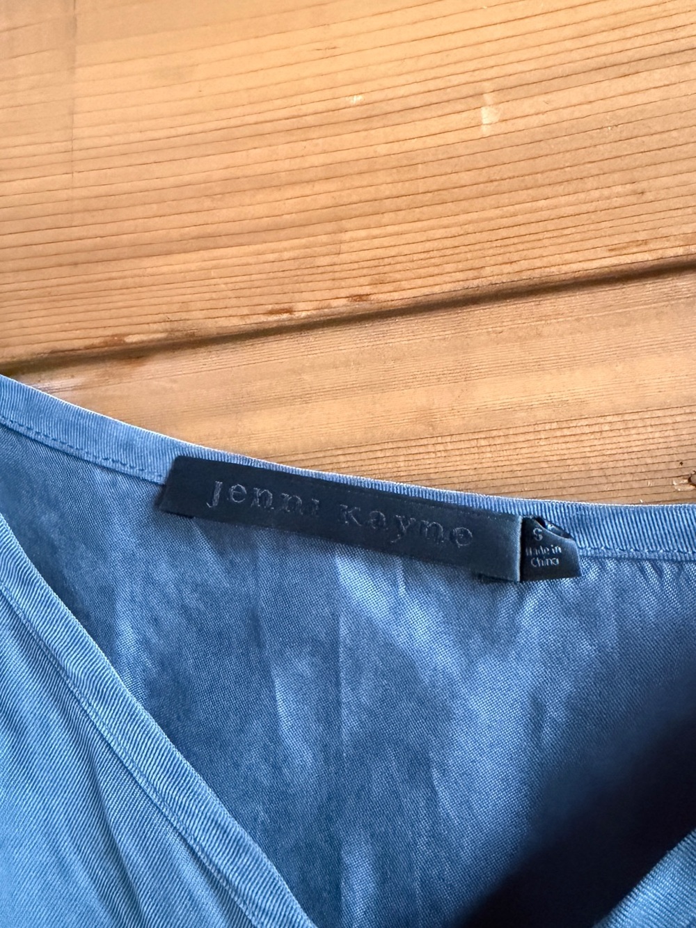 Jenni Kayne Slate Blue Slip Maxi Dress - Picture 4 of 5